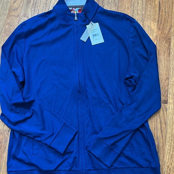 ROBERT GRAHAM NWT Golf zip up jacket reg $200 Sz L - Picture 3 of 6